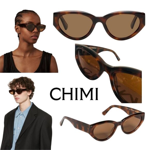 NWT - CHIMI 06 Tortoise Sunglasses (53mm-21mm) - Picture 1 of 16